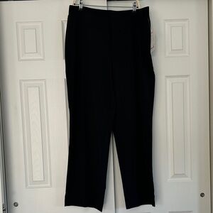 NWT Athleta Brooklyn Heights Wide Leg Pants in Black Size 16